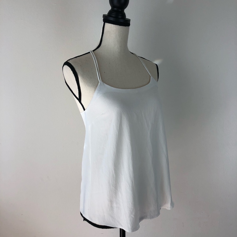 ASOS White Racerback Top - Picture 2 of 5